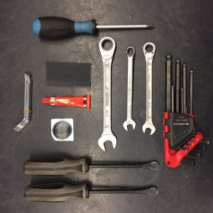 Gereedschap band plakken