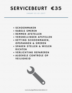 Fiets servicebeurt