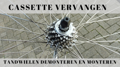 Fiets cassette vervangen – Tandwielen monteren en demonteren