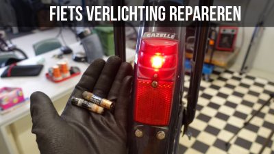 Fiets verlichting repareren