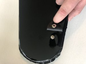 Drukknoop lakdoek kettingkast
