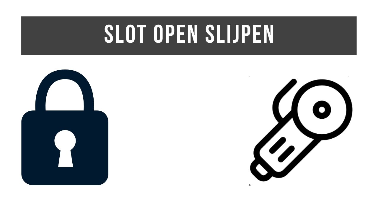 Fietsslot open slijpen