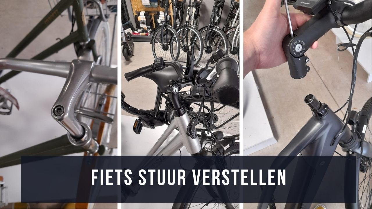Fiets stuur verstellen