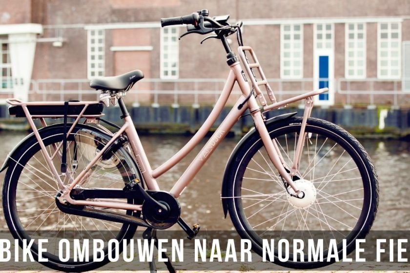 E-Bike ombouwen naar normale fiets