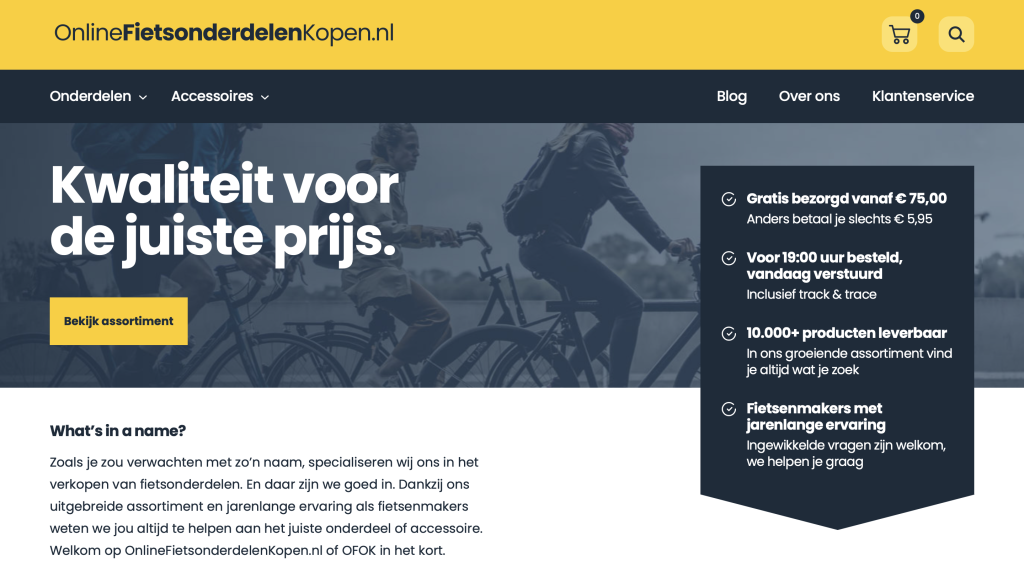 Winkel beginnen ofok